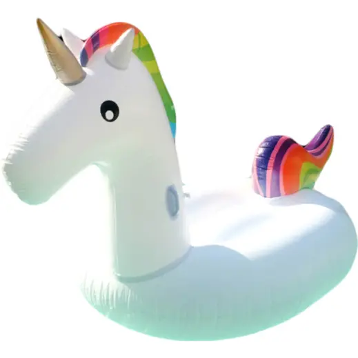 1.9m Giant Pool Inflatable Giant Rainbow Horse